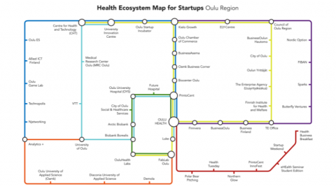 Oulu Health Ecosystem Mapping